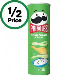 Woolworths Pringles Potato Chips 118-134g offer