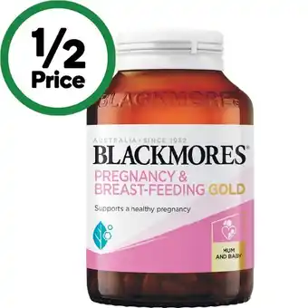 Woolworths Blackmores Pregnancy & Breast-Feeding Gold Capsules Pk 120 offer