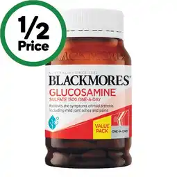 Woolworths Blackmores Glucosamine 1500mg Tablets Pk 150 offer