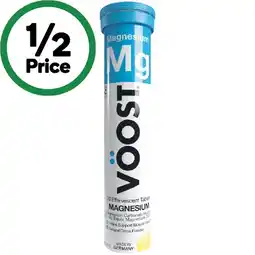 Woolworths Voost Magnesium Effervescent Tablets Pk 20 offer