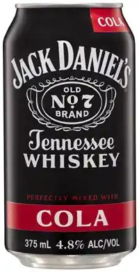 Coles Jack Daniel’s & Cola Cans 10x375mL offer