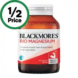 Woolworths Blackmores Bio Magnesium Tablets Pk 150 offer