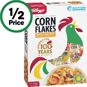 Woolworths Kellogg’s Corn Flakes 450g offer