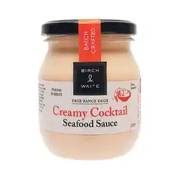 Woolworths Birch & Waite Seafood Sauce Varieties 250ml – From the Seafood Dept offer