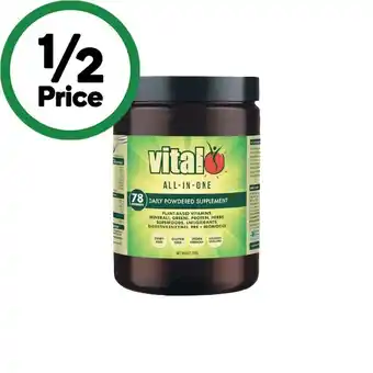 Woolworths Vital All-In-One Powdered Supplement 240g offer