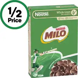 Woolworths Nestle Milo Cereal 535-620g offer