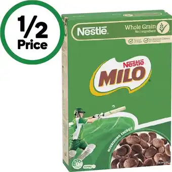 Woolworths Nestle Milo Cereal 535-620g offer