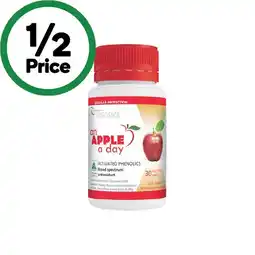 Woolworths An Apple a Day Activated Phenolics Antioxidant Tablets Pk 30 offer