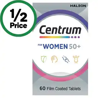 Woolworths Centrum for Women 50+ Multivitamin Tablets Pk 60 offer