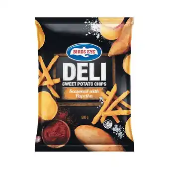 Woolworths Birds Eye Deli Sweet Potato Chips 600g – From the Freezer offer