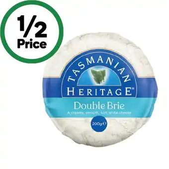 Woolworths Tasmanian Heritage Brie or Camembert 200g – From the Deli offer