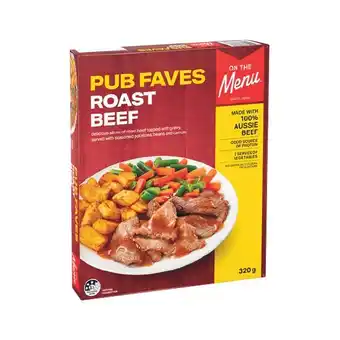 Woolworths On The Menu Frozen Meals 320g offer