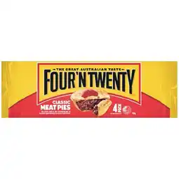 Woolworths Four’N Twenty Traditional Pies 700g Pk 4 offer