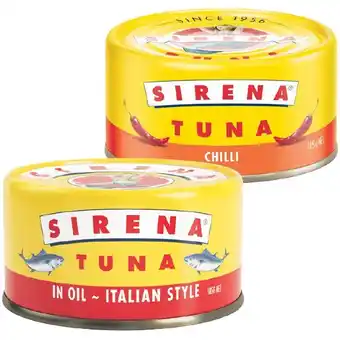 Woolworths Sirena Tuna 185g offer