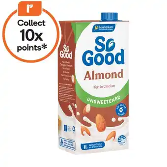 Woolworths So Good Almond Milk 1 Litre offer