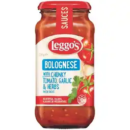 Woolworths Leggo’s Pasta Sauce 490-500g offer