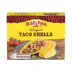 Woolworths Old El Paso Taco Shells 135g offer