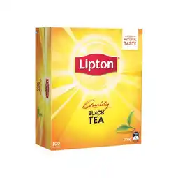 Woolworths Lipton Quality Black Tea Bags Pk 100 offer