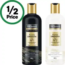 Woolworths TRESemme Shampoo or Conditioner 500ml offer