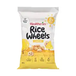 Woolworths Healtheries Rice Wheels 126g Pk 6 – From the Health Food Aisle offer