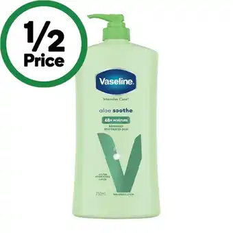 Woolworths Vaseline Intensive Care Body Lotion 750ml offer