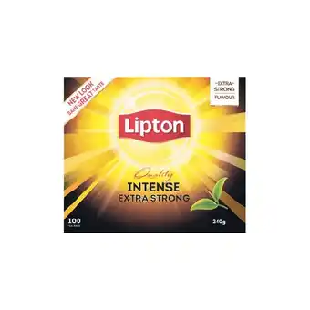 Woolworths Lipton Intense Extra Strong Tea Bags Pk 100 offer