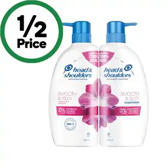 Woolworths Head & Shoulders Shampoo or Conditioner 660ml offer