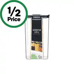 Woolworths Sistema Ultra Tritan 1.3 Litre offer