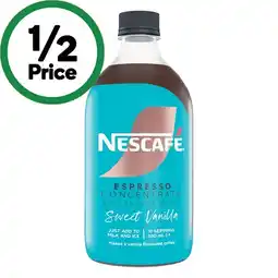 Woolworths Nespresso Concentrates 500ml offer