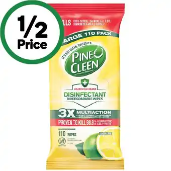 Woolworths Pine O Cleen Disinfectant Wipes Pk 110 offer