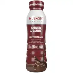 Woolworths Musashi Shred & Burn Ready To Drink 375ml offer