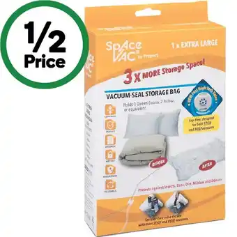 Woolworths Space Vac Storage Bags X Large Pk 1 offer