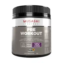 Woolworths Musashi Pre Workout 225g offer