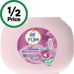 Woolworths Ar Fum Laundry Capsules Pk 36 offer