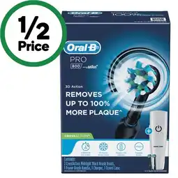 Woolworths Oral-B Pro 800 Electric Toothbrush offer