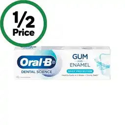 Woolworths Oral-B Gum Care & Enamel Daily Protection Mint Toothpaste 110g offer