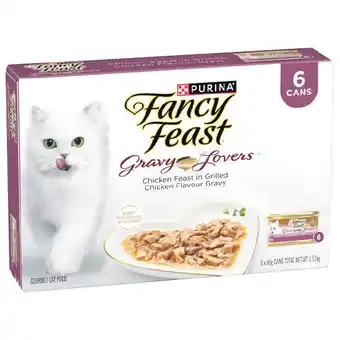 Woolworths Fancy Feast Wet Cat Food Pk 6 x 85g offer