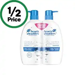 Woolworths Head & Shoulders Shampoo or Conditioner 660ml offer