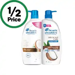 Woolworths Head & Shoulders Shampoo or Conditioner 850ml offer