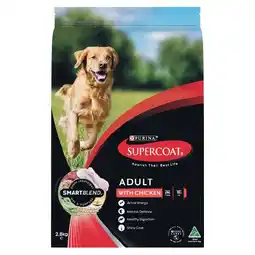 Woolworths Supercoat Dry Dog Food 2.6-2.8 kg offer