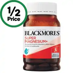 Woolworths Blackmores Super Magnesium+ Tablets Pk 180 offer