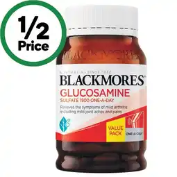 Woolworths Blackmores Glucosamine Sulfate 1500mg Tablets Pk 150 offer