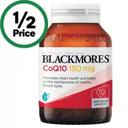 Woolworths Blackmores CoQ10 150mg Capsules Pk 90 offer