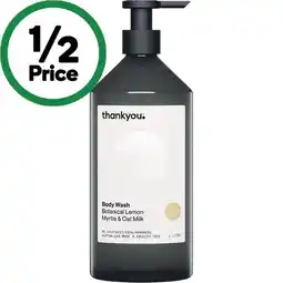 Woolworths Thankyou Body Wash 1 Litre offer