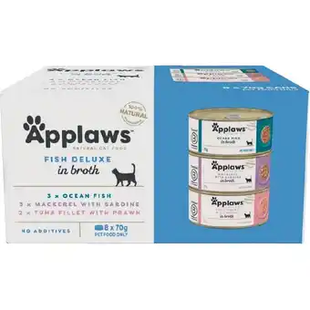 Woolworths Applaws Wet Cat Food Pk 8 x 70g offer