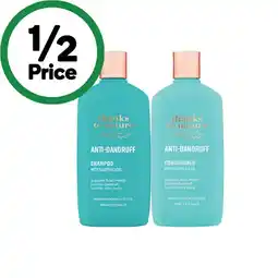 Woolworths Thanks To Nature Anti-Dandruff Shampoo or Conditioner 450ml offer