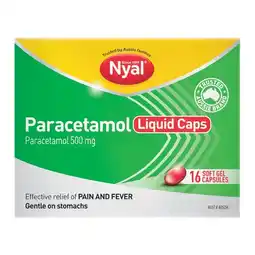 Woolworths Nyal Paracetamol Liquid Capsules Pk 16§ offer