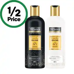 Woolworths TRESemme Shampoo or Conditioner 500ml offer