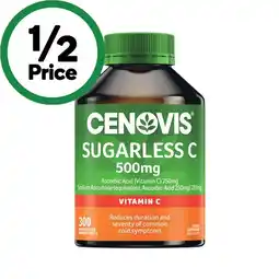 Woolworths Cenovis Sugarless Vitamin C Chewable 500mg Tablets Pk 300 offer