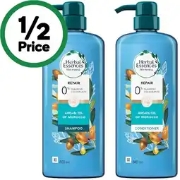 Woolworths Herbal Essences Bio Renew Shampoo or Conditioner 600ml offer